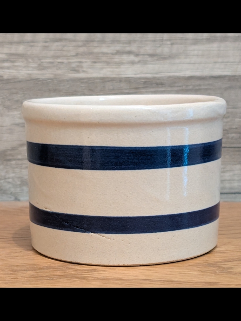 Vintage small Stoneware Crock by  Robinson Ransbottom Pottery Company (RRP Co)